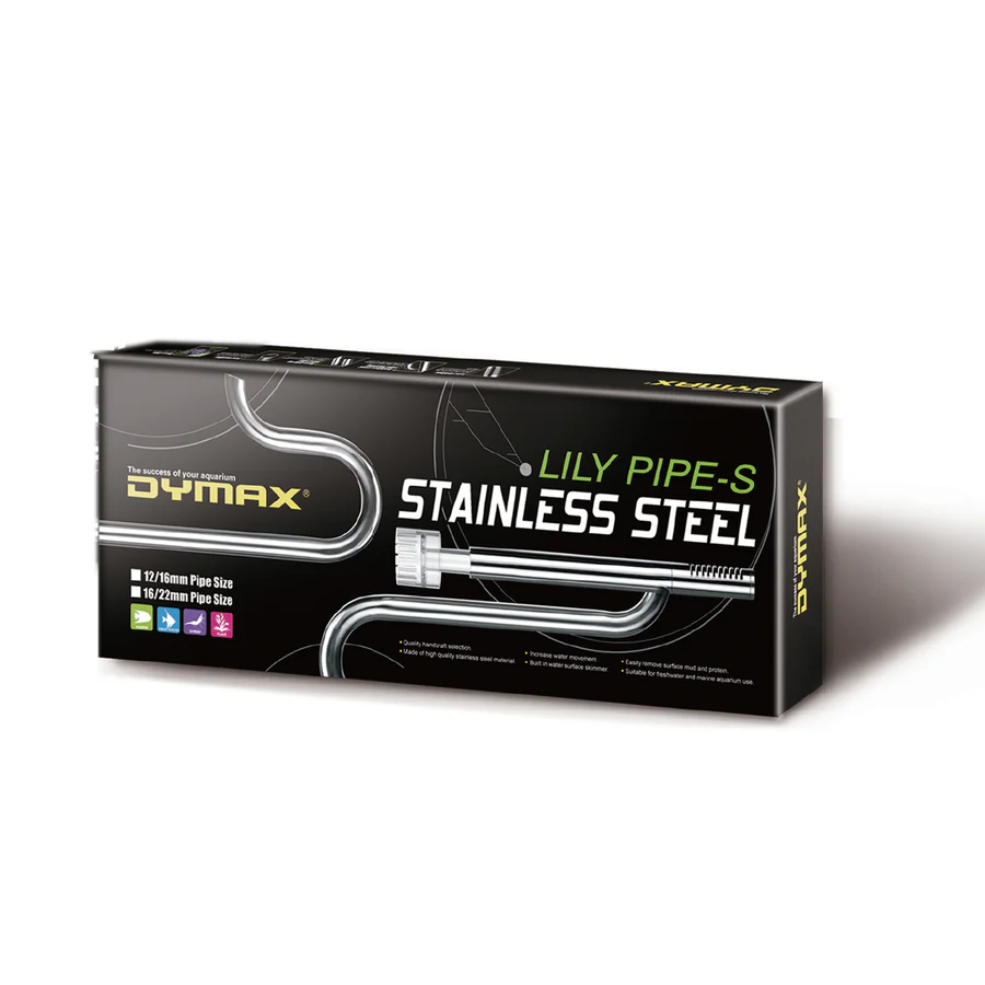 DYMAX Lily Pipes - Stainless Steel + Skimmer
